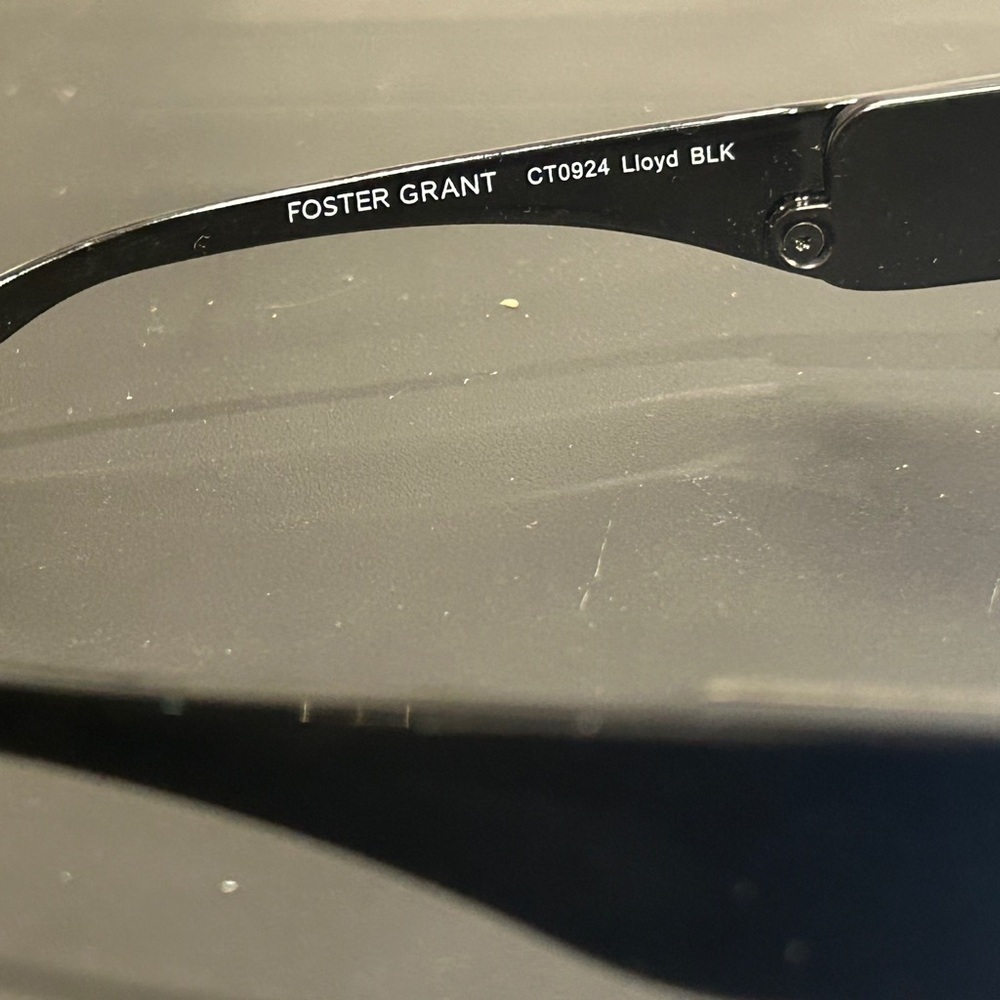 Foster Grant Black Rectangular Glasses - image 8